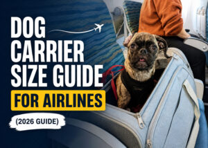 Dog carrier size guidelines for 2026