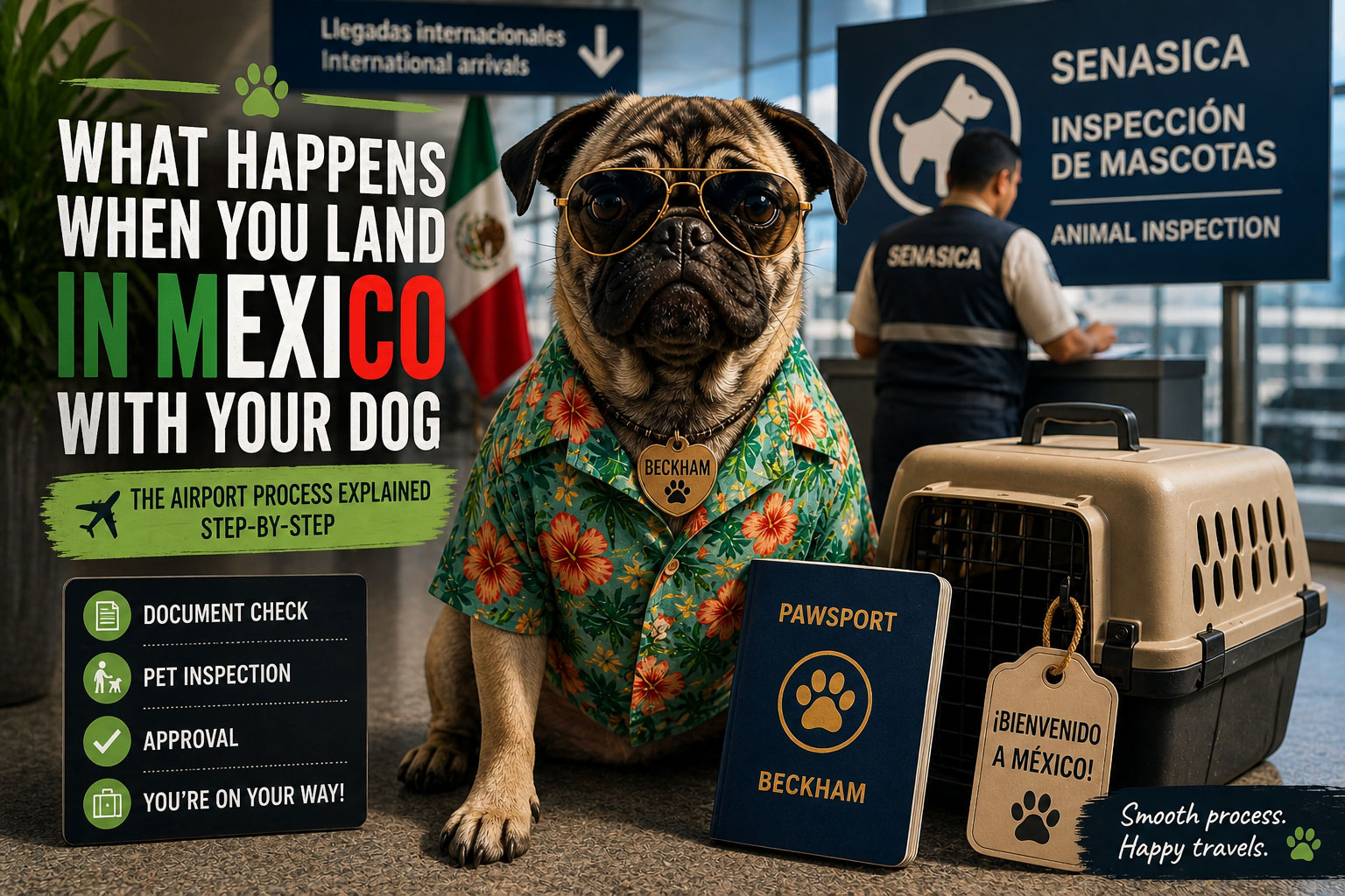 Beckham helps explain what happens when you arrive in mexico with your dog