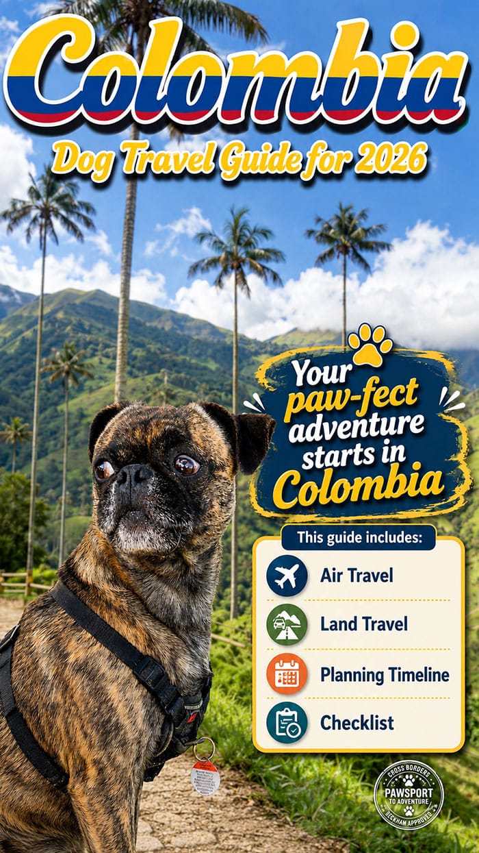 Colombia Dog Travel Guide Cover